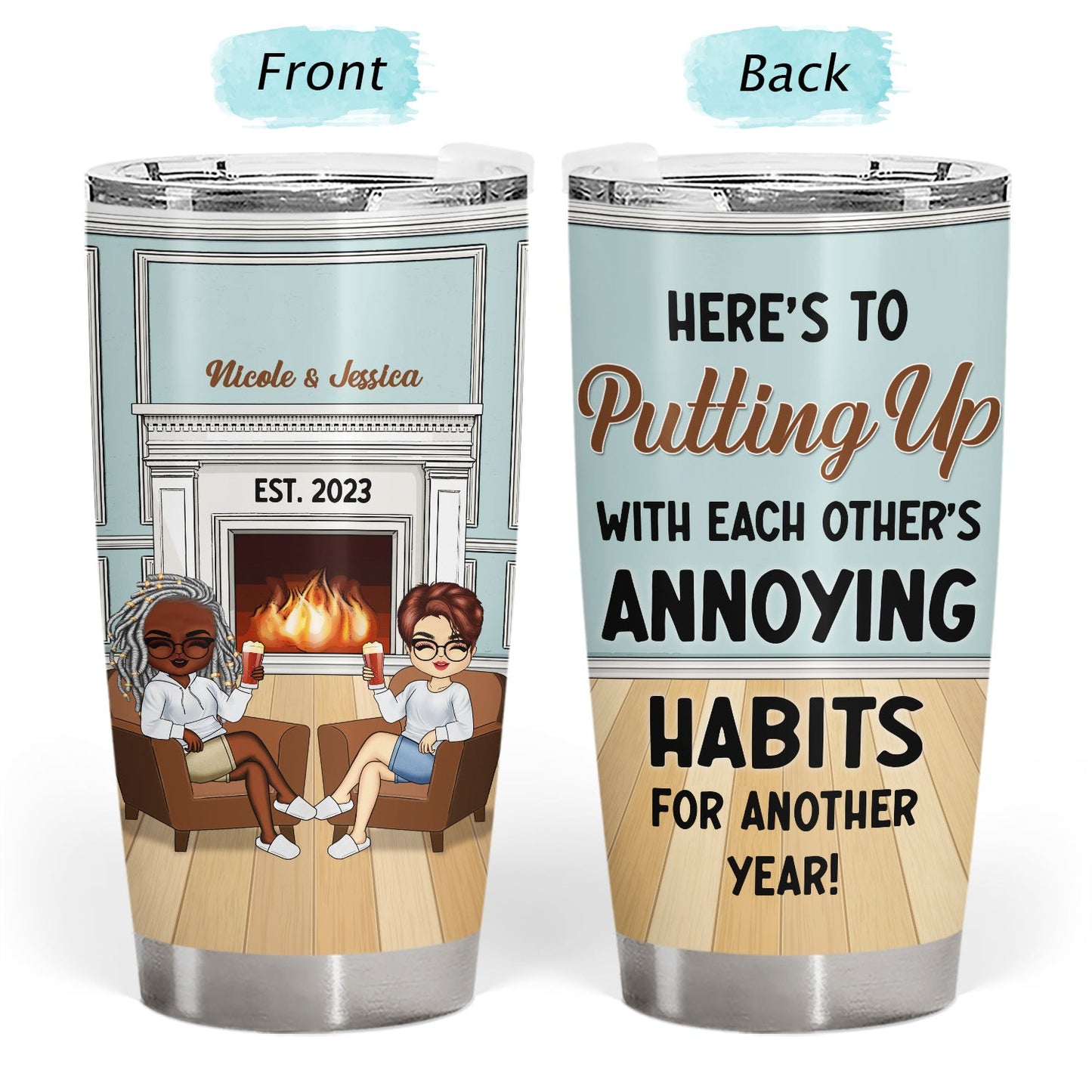 For Another Year - Gift For Couples - Personalized Tumbler